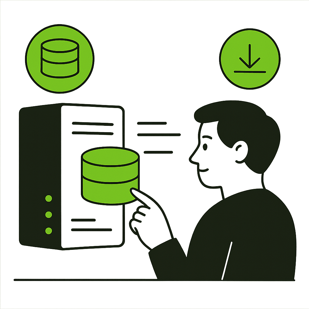 cloud hosting illustration